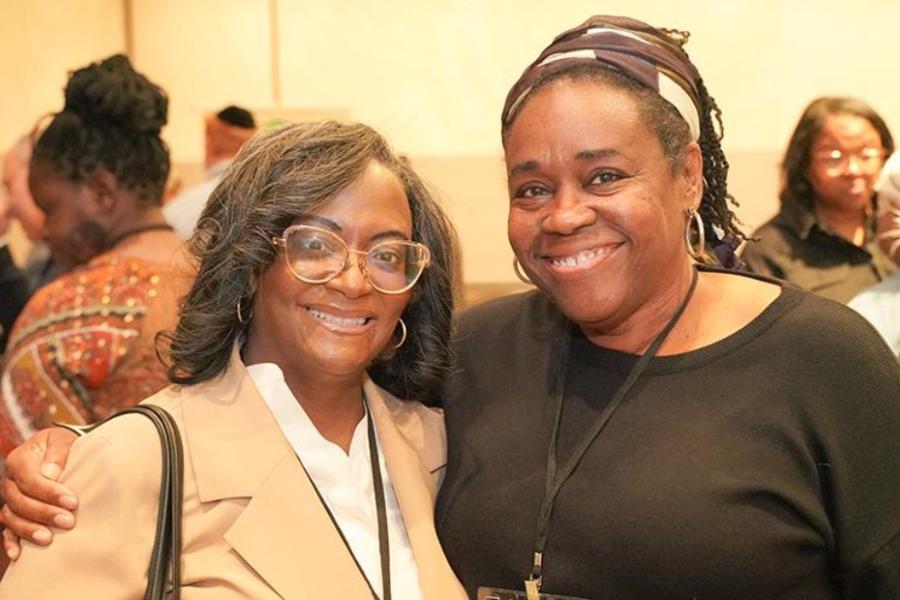 Cheryl Burns and Karen Forté